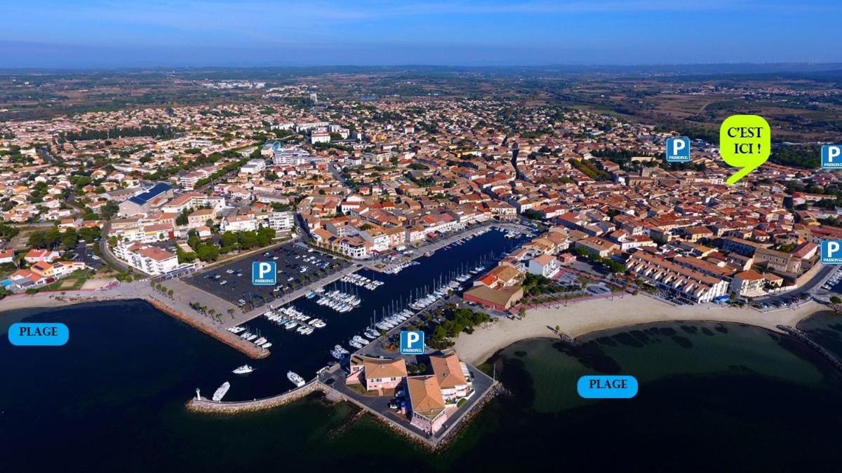 Appartamento Colormix 3 Etoiles - 95M2 Plein Centre - Ensoleille Climatise Mèze Esterno foto